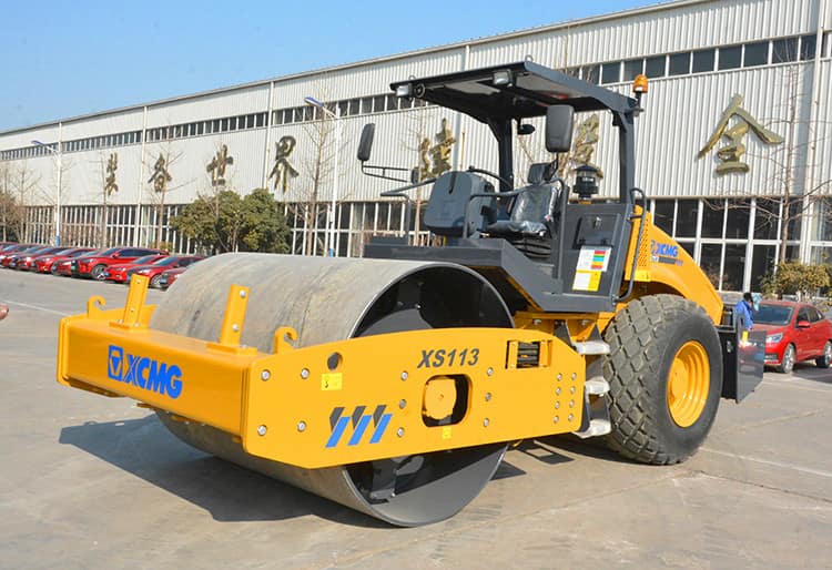 XCMG official 10 ton mini vibratory road roller XS113 for sale